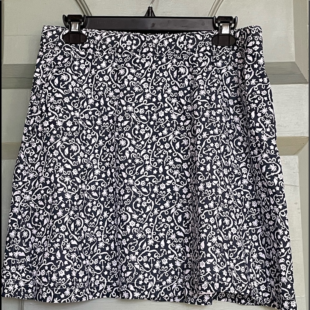Cool  Columbia swirl blue & white skirt Sz Small